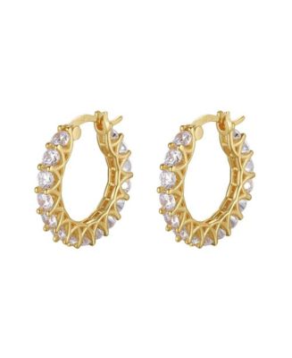 Macy Gold Huggie Earrings main image 0