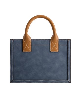Modern Edge Suede Tote