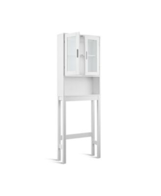 Over the Toilet Bathroom Storage Cabinet with Adjustable Shelf