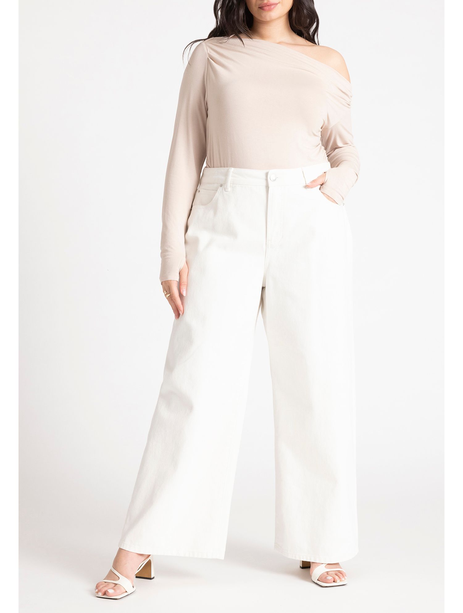 Women's The Yvette Rigid Wide Leg Jean