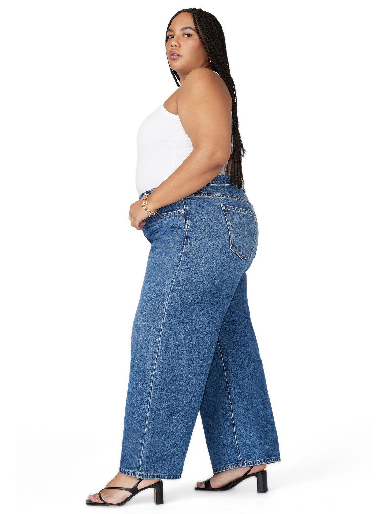 Women's The Yvette Rigid Wide Leg Jean