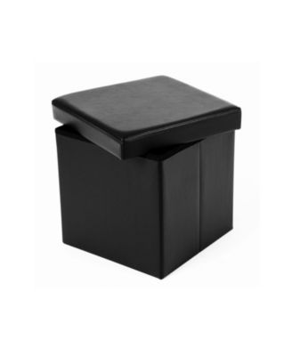 Folding Storage Ottoman Cube