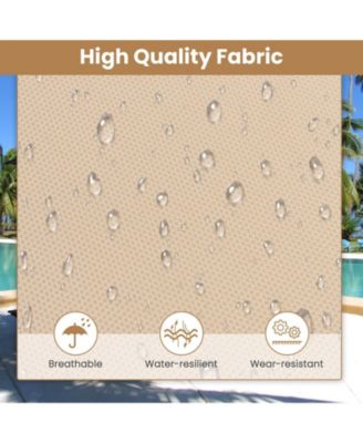 SUGIFT Foldable Recline Lounge Chair with Adjustable Backrest and Footrest