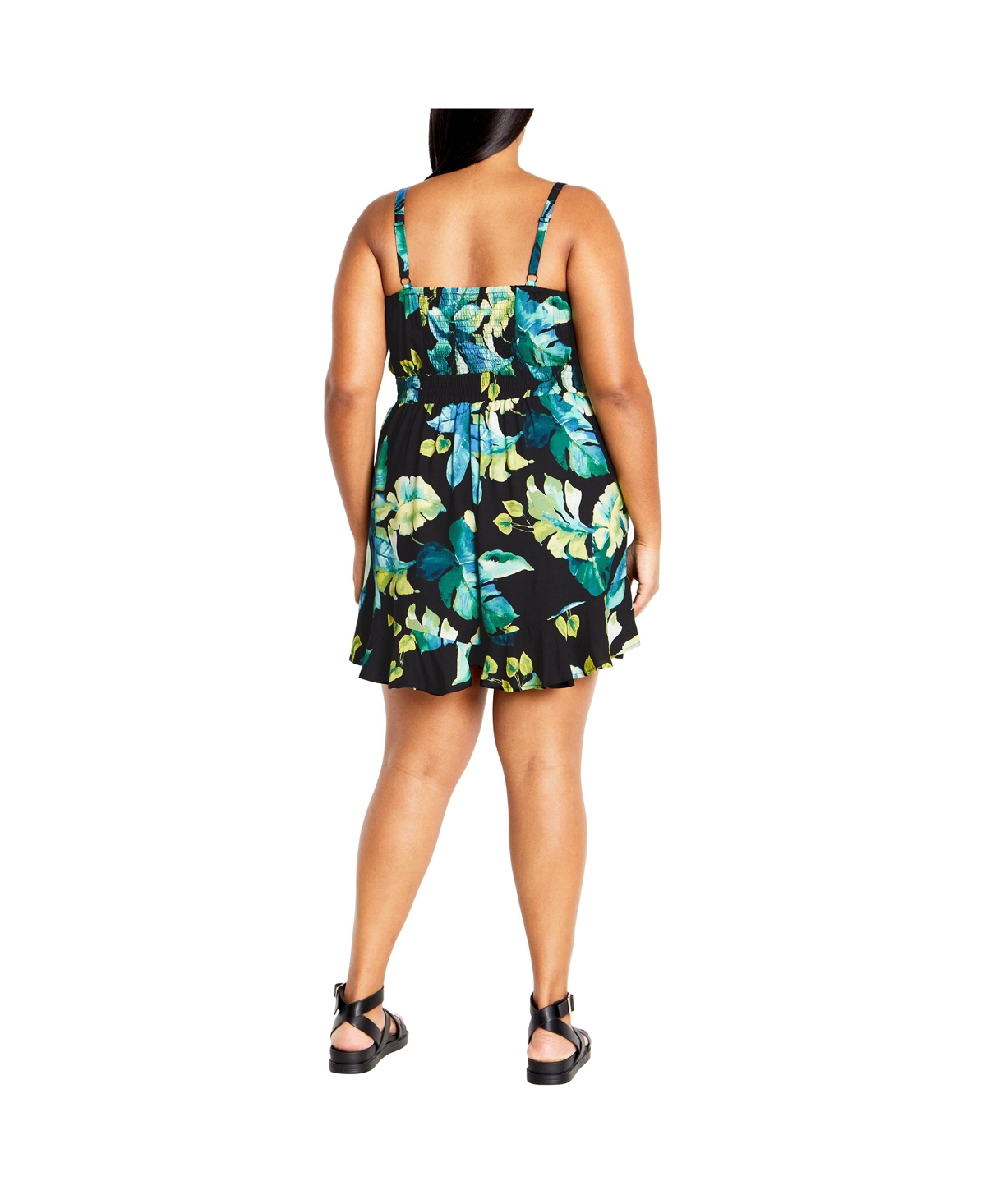 City Chic Women's Oasis Print Romper