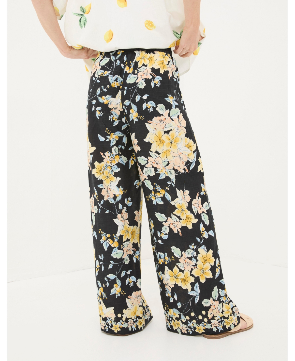 FatFace Women's Jenna Citrus Floral Trousers