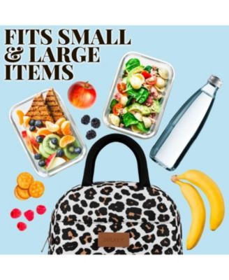 Insulated Tote Lunch Bag With Soft Padded Handles