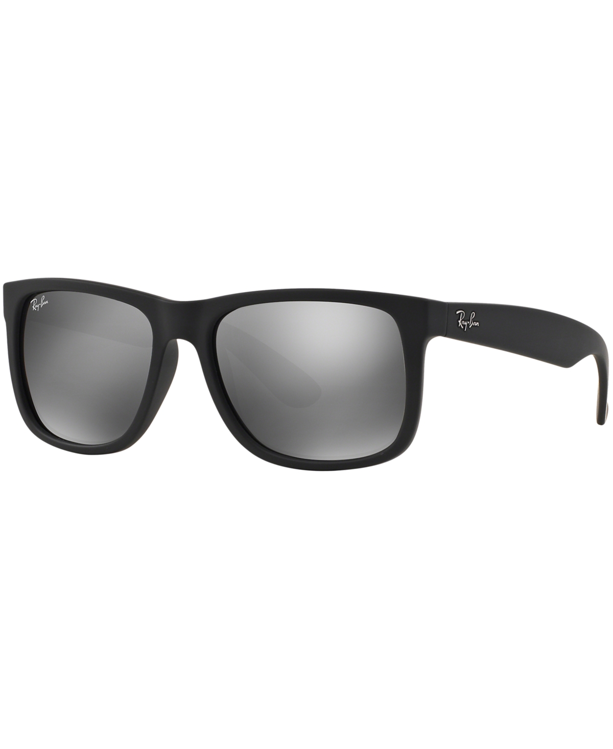Shop Ray Ban Unisex Sunglasses, Rb4165 Justin Mirror In Black,grey Mirror
