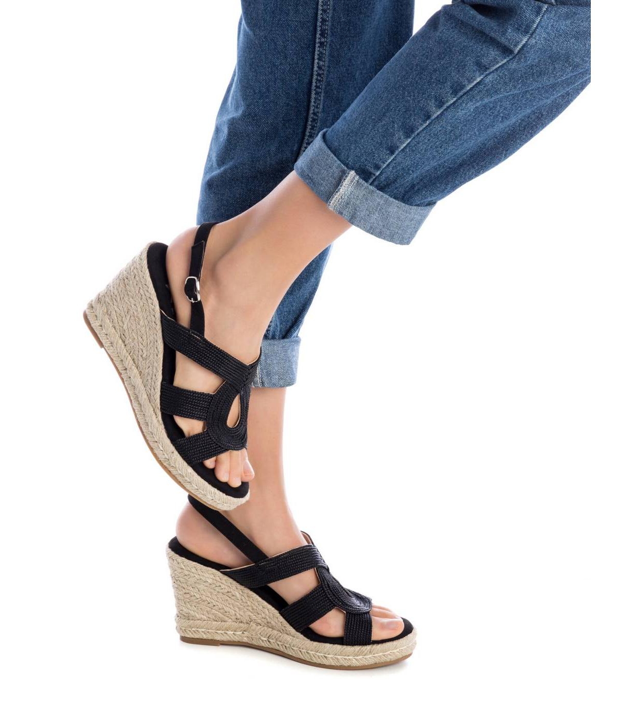 Women's Jute Wedge Sandals By Xti