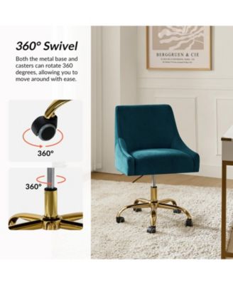 Modern Cute Desk Chair with Adjustable Swivel