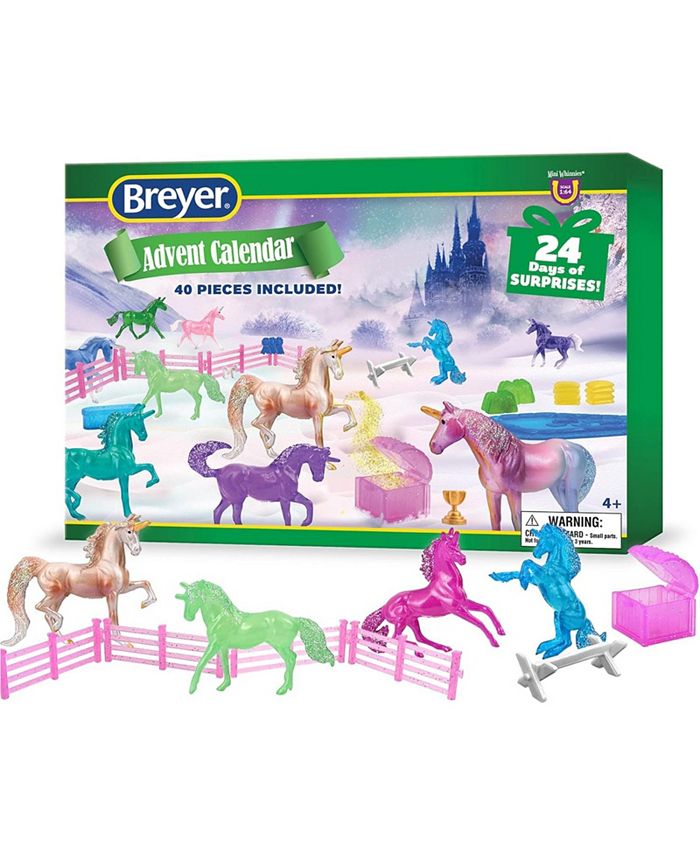 BREYER Unicorn Magic Advent Calendar 40 Piece Set Macy #39 s