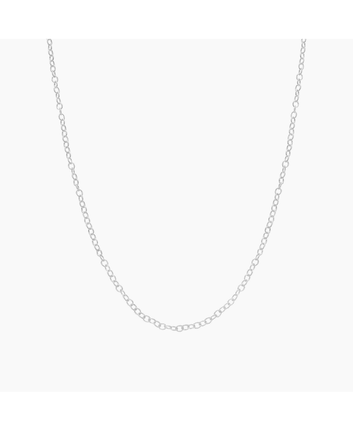 Lizzy Small Chain Necklace - Silver