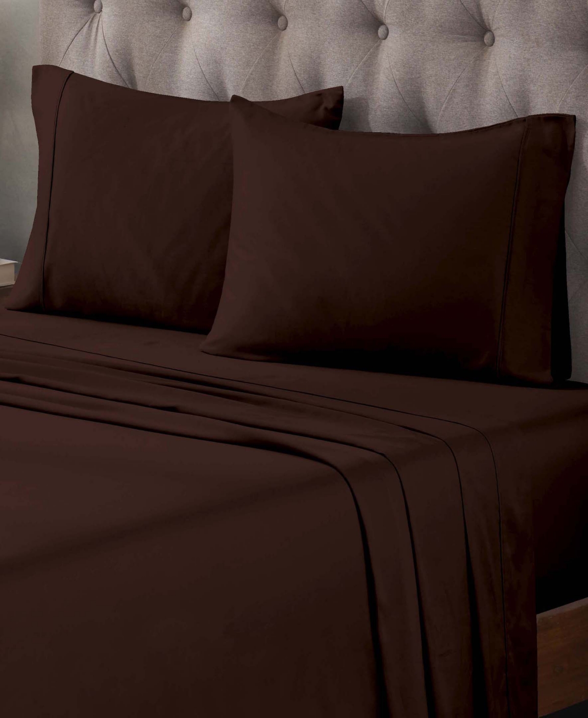 Superior Egyptian Cotton 400 Thread Count Solid Deep Pocket Sheet Set,