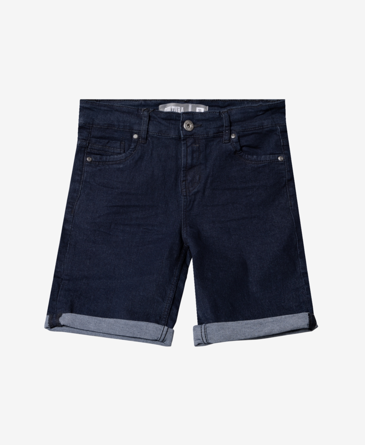 Cultura Big Boys Roll-Up Denim Shorts 2-Pack -light blue