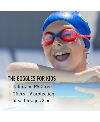 Girls Swimmies Goggles - Anti-Fog, UV Protection, Ages 2-6