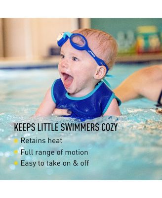 Boys Cozy One-Piece Thermal Swimmer, UPF 50+