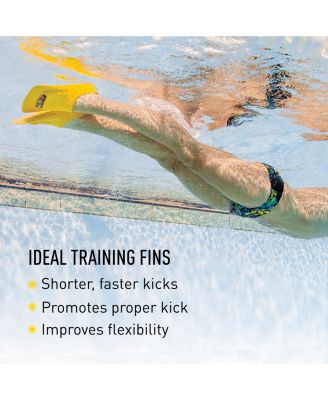 Youth Zoomer Fins, Yellow Gold - Size D