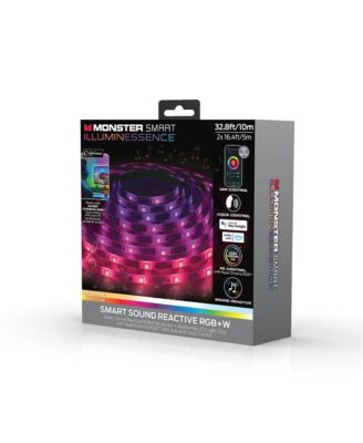 Monster 32.8ft Sound Reactive Smart Multi-Color Multi-White LED Light Strip