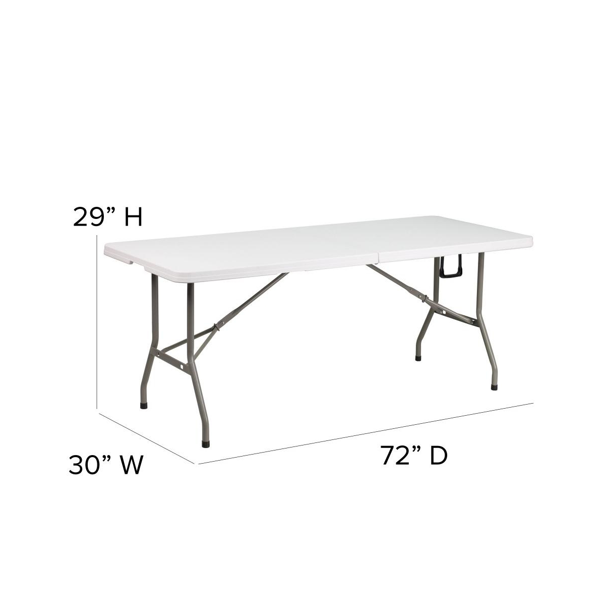 Emma+Oliver Outdoor Event/Tailgate Tent Set With Pop Up Event Canopy And Wheeled Case And Bi-Fold Table With Carrying Handle