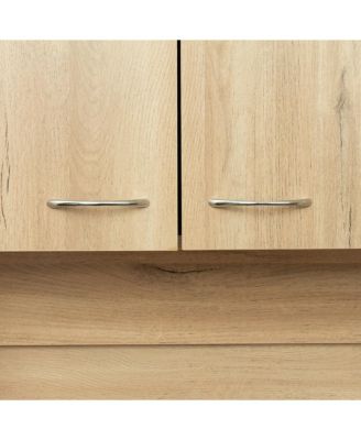 6-Door Kitchen Cabinet with Drawer & Shelves