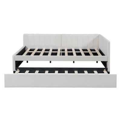 Upholstered Daybed & Trundle bed Frame