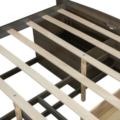 Full Daybed with Cabinets & Drawers