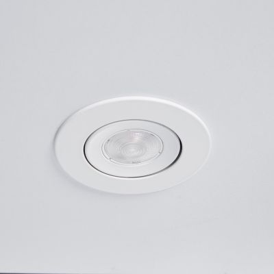 White 4-Tier Glass Display Cabinet with Two Locks