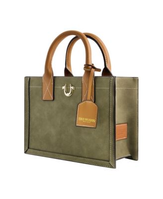 Modern Edge Suede Tote