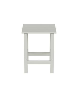 2-Piece Set Outdoor Folding Adirondack Chairs with Side Table