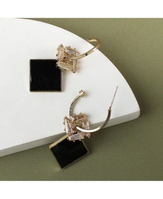 Women's Rhombus Drop Earrings