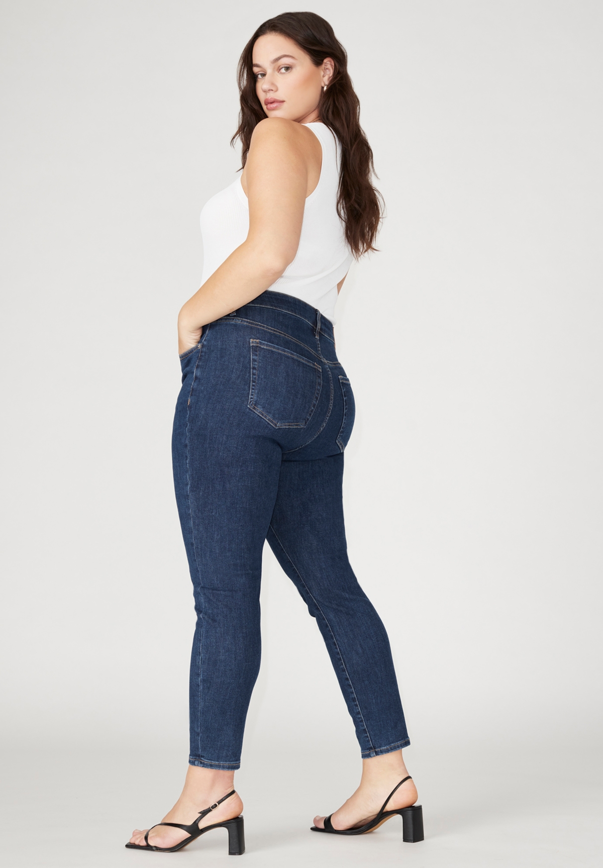 Eloquii Plus The Morgan Super Stretch Skinny Leg Jean