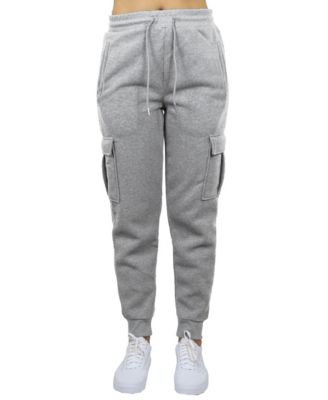 Women's Heavyweight Loose Fit Fleece-Lined Cargo Jogger Pants