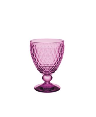 Boston Red Wine Glasses, Set of 4 