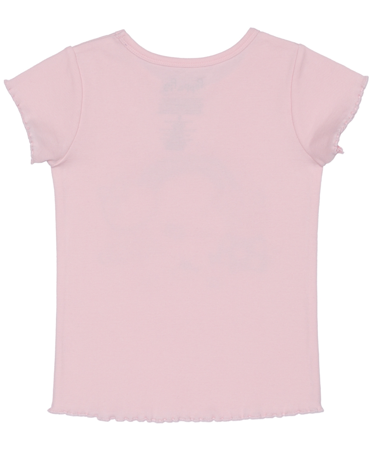 Shop Peppa Pig Toddler & Little Girls Keep On Smiling Short Sleeve Rib Top In Pink
