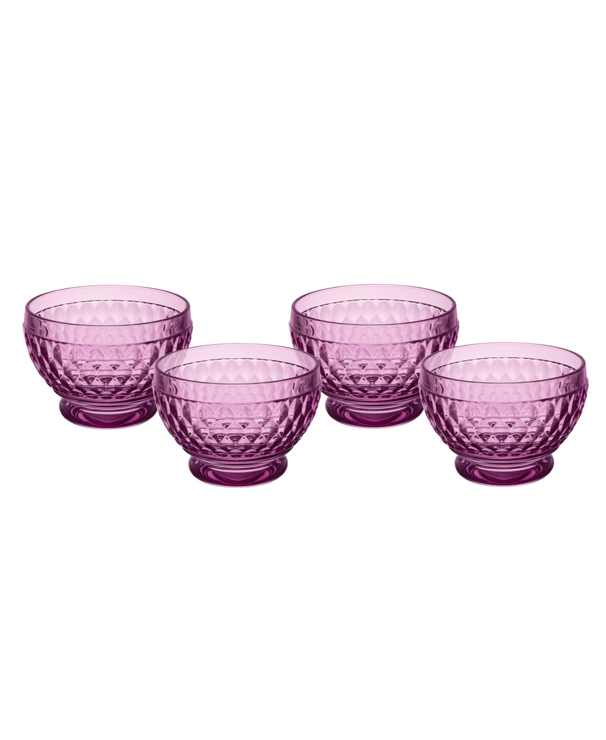 Villeroy & Boch Set Of 4 Boston Berry Individual Bowls In Berry