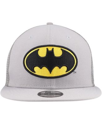Big Boys and Girls Gray Batman 9FIFTY Trucker Snapback Hat