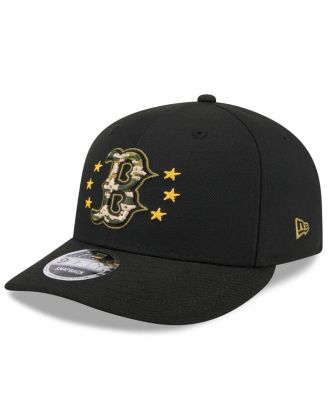 Men's Black Boston Red Sox 2024 Armed Forces Day Low Profile 9FIFTY Snapback Hat
