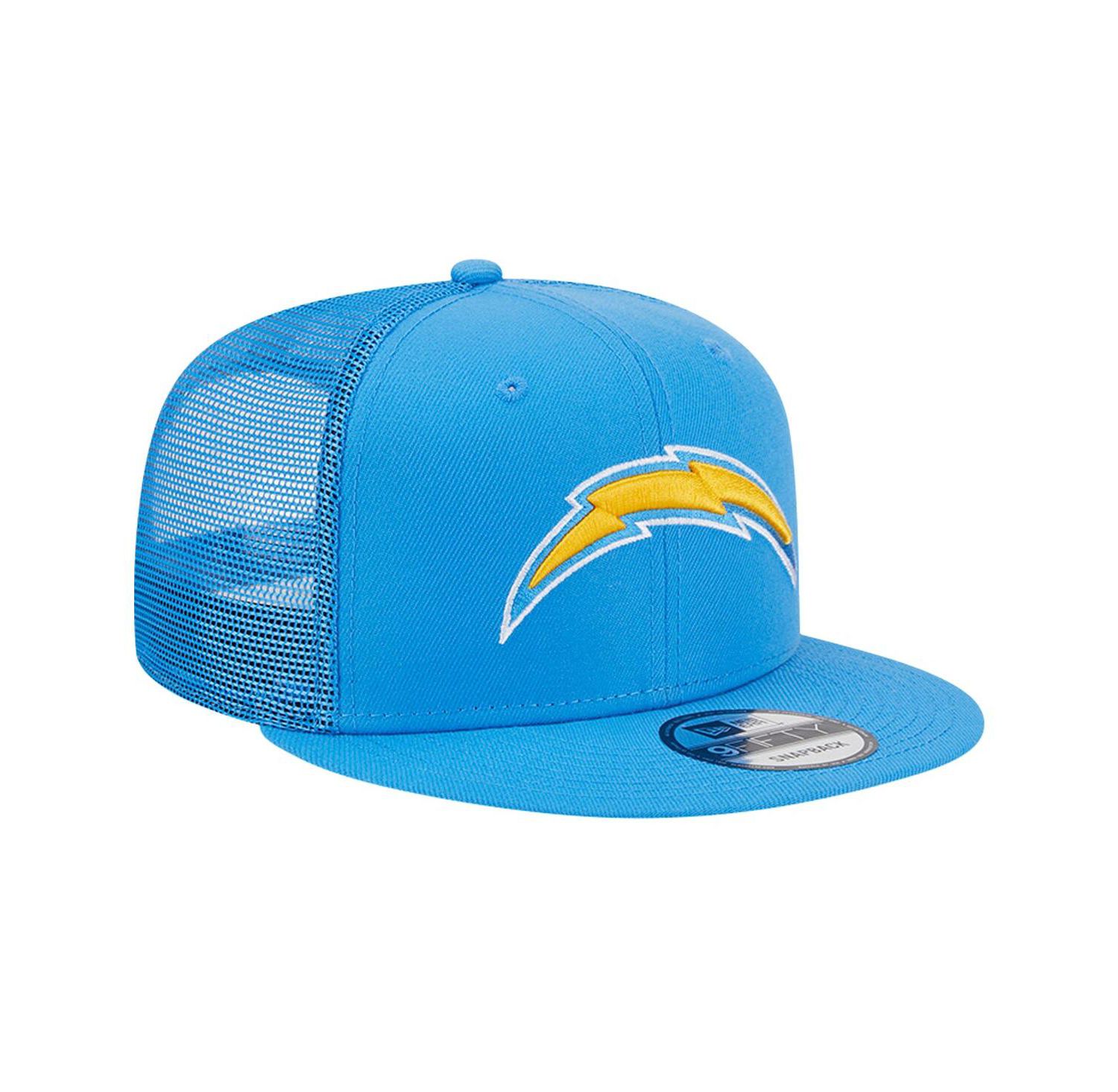 Men's Powder Blue Los Angeles Chargers Main Trucker 9FIFTY Snapback Hat