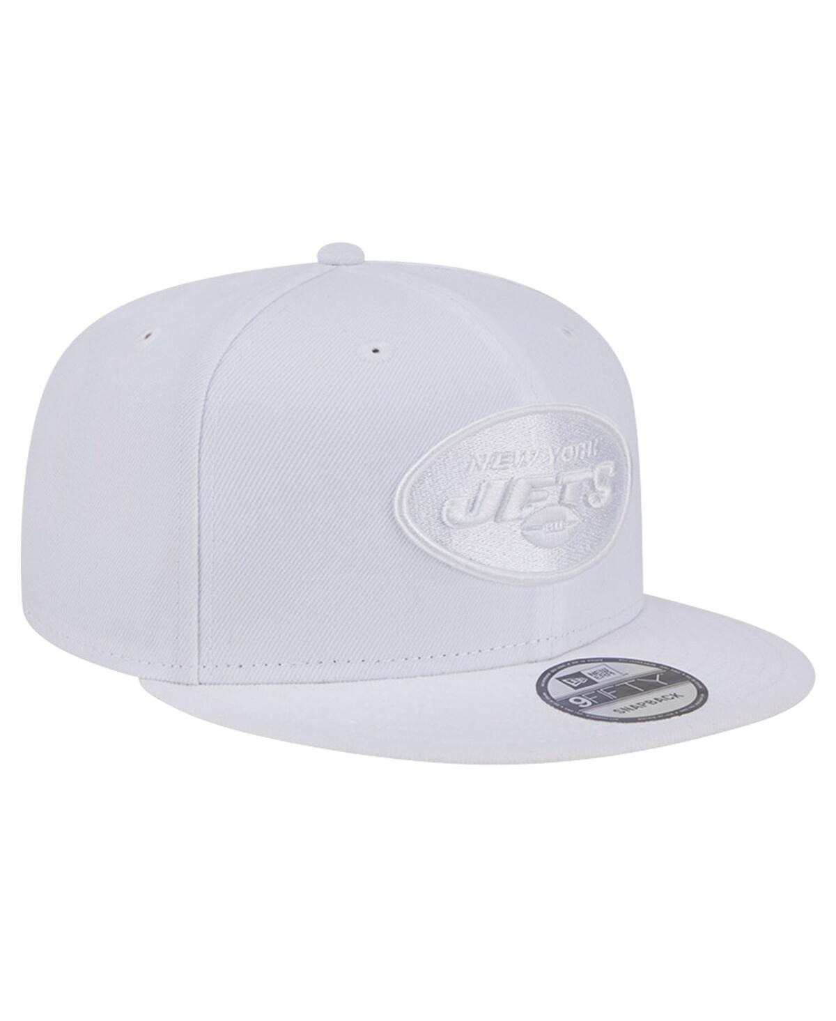 New Era Men's New York Jets Maon White 9FIFTY Snapback Hat - White