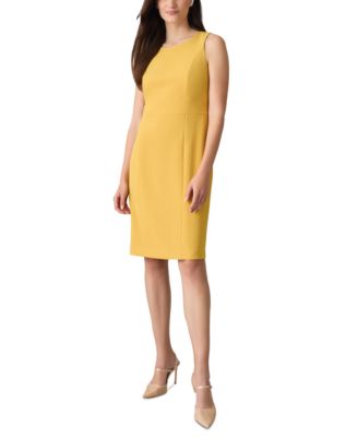 Kasper - Petite Crewneck Sleeveless Sheath Dress