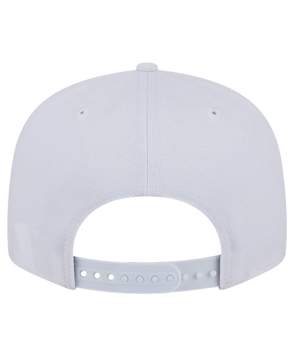 New Era Men's  Kansas City Chiefs Main White On White 9fifty Snapback Hat In White