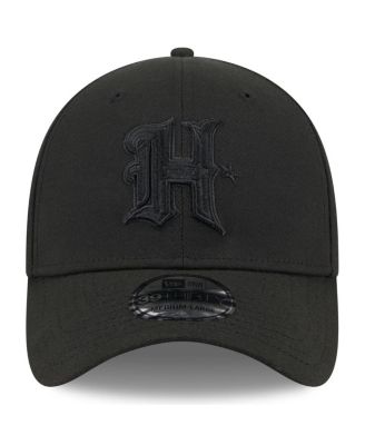 Men's Black Houston Texans Black on Black 39THIRTY Flex Hat
