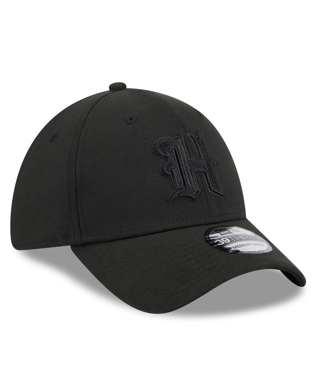 New Era Men'sHouston Texanson39THIRTY Flex Hat - Black