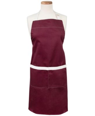 Ritz Cotton Solid-Color Adjustable O-Ring Bib Apron - Macy's