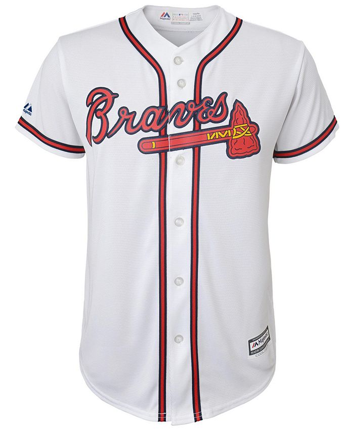 Nike Men's Atlanta Braves Official Blank Replica Jersey - Macy's
