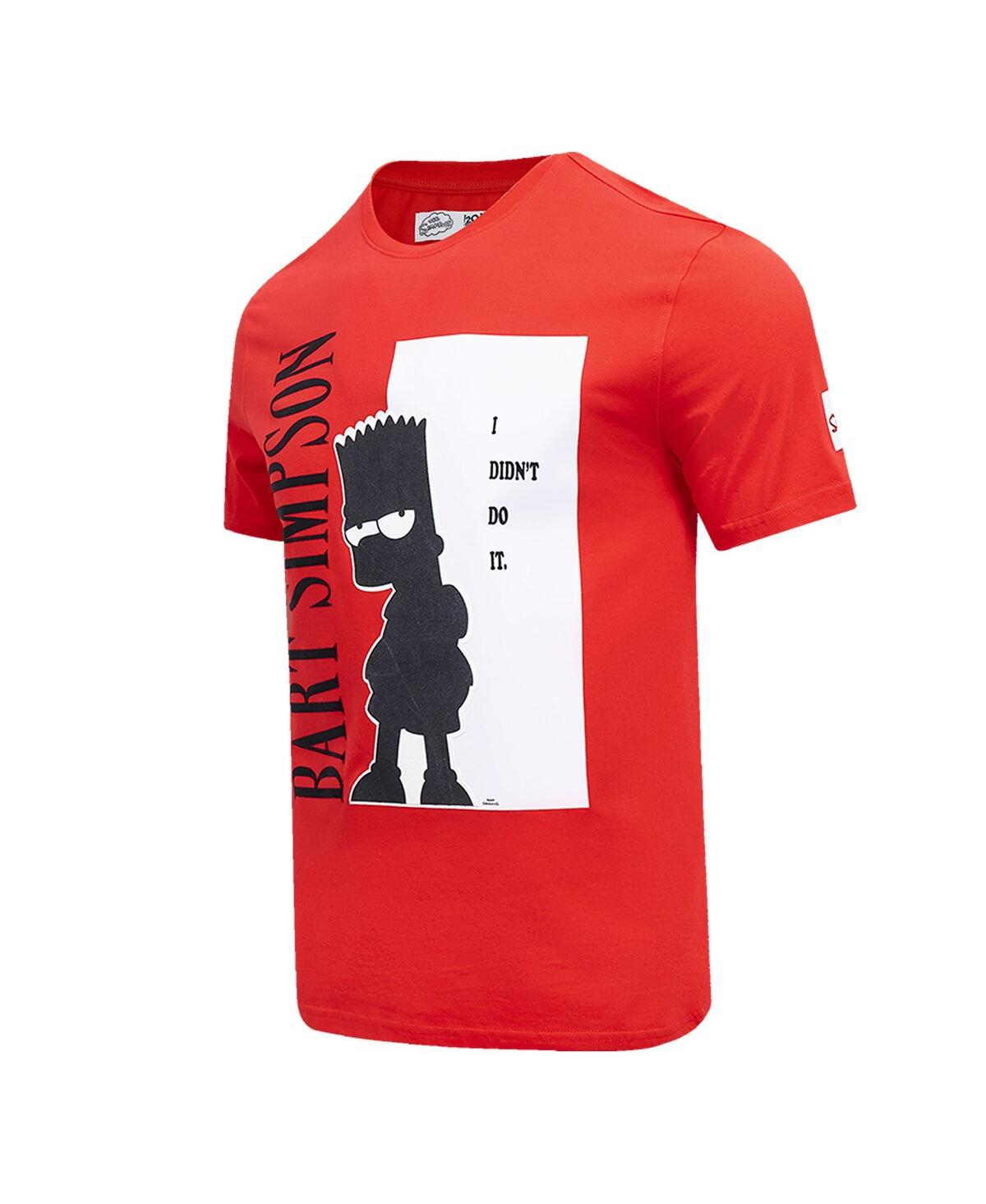 Freeze Max Men's Red The Simpsons Bart Simpson The World Is Yours T-shirt In Red