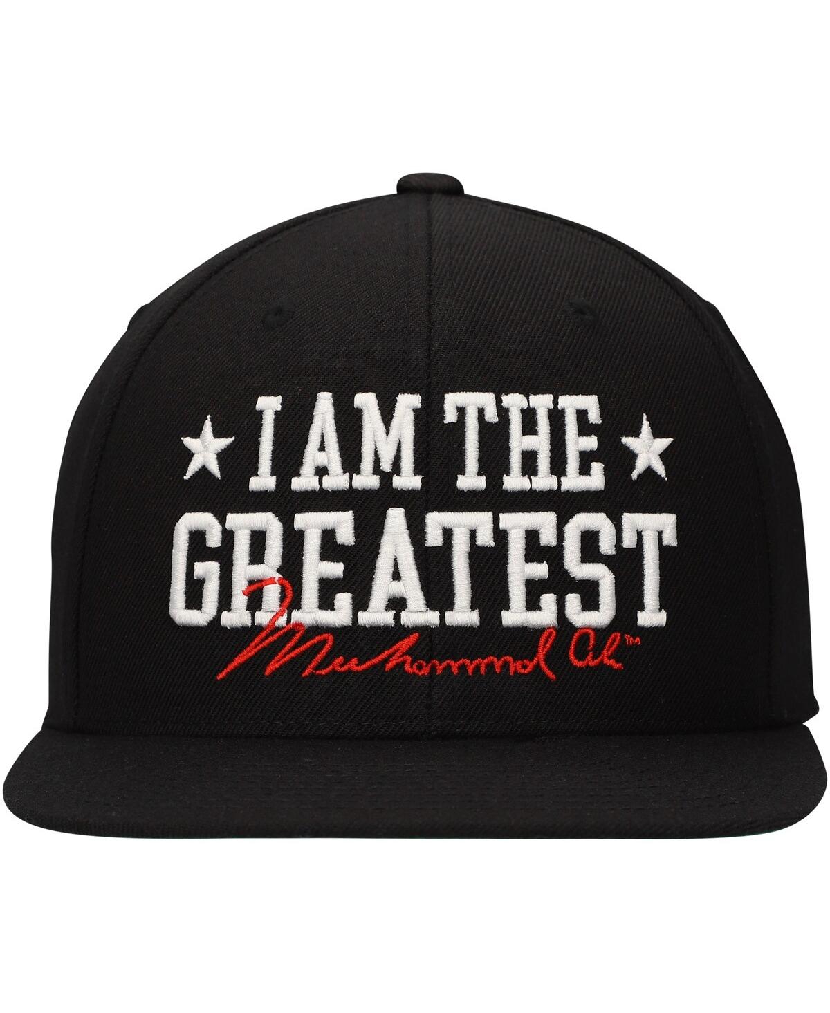 Shop Contenders Clothing Men's And Women's Muhammad Ali Black I Am The Greatest Snapback Hat