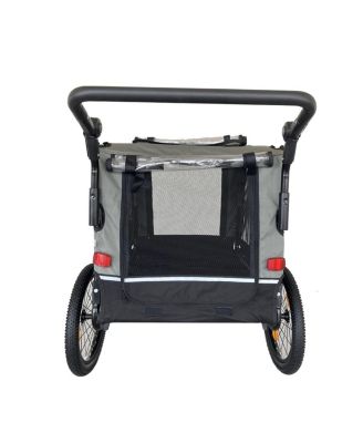 Heavy-Duty Foldable Pet Stroller Trailer
