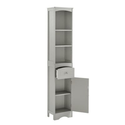Freestanding Bathroom Cabinet with Drawer and Adjustable Shelf