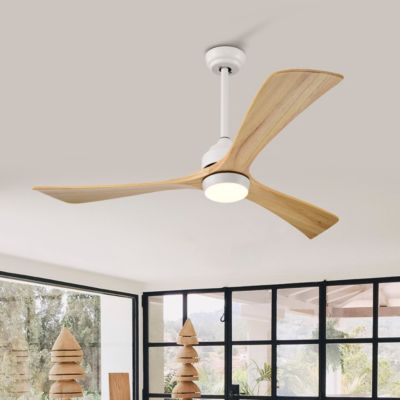 52 Inch Ceiling Fan with Remote Control and 6 Speed Settings