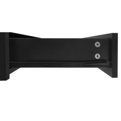 High Gloss Coffee Table with 4 Drawers, Multi Storage, Wood Grain Legs